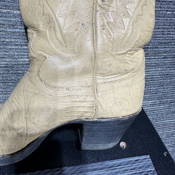 Justin Boots L 4676 Women’s 7.5 B Cream Yellow - Picture 14 of 16